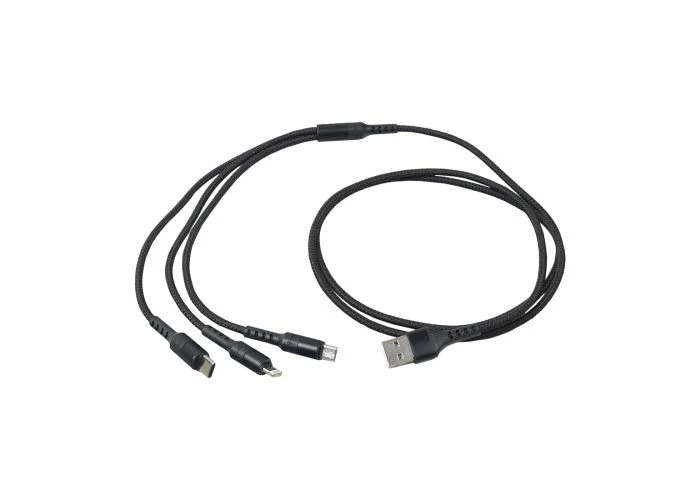 Brand new ⌛ Mon Ster 49" Braided 3-in-1 USB Cable For Lightning, USB-C, & Micro USB Chargers ✔️ 1 Brand new ⌛ Mon Ster 49" Braided 3-in-1 USB Cable For Lightning, USB-C, & Micro USB Chargers ✔️