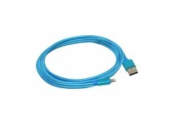 Buy 👍 Mon Ster 2-Meter Braided USB Lightning Cable Charging Cord For IPhones & IPads 😉 -SeaSucker Sales 2023 f79 8934 1