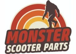 Outlet ❤️ Monster Scooter Parts Sasquatch Sticker 🥰 -SeaSucker Sales 2023 sunrise squatch