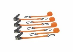 Cheap 🥰 Mon Ster 400 Lb. Capacity 1 In. X 15 Ft. Ratcheting Tie Down Strap Kit 🌟